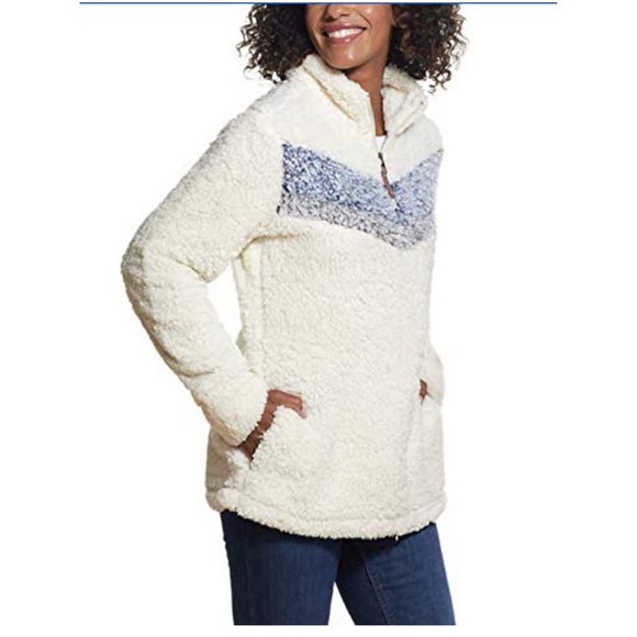 Womens weatherproof vintage cream/blue Sherpa - Picture 3 of 9